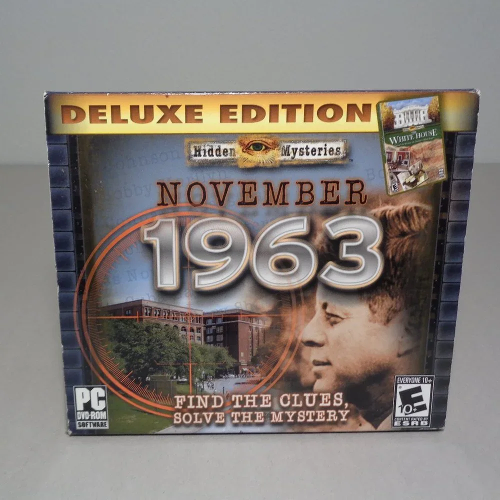 NOVEMBER 1963 New PC DVD-ROM Video Game / Deluxe Edition